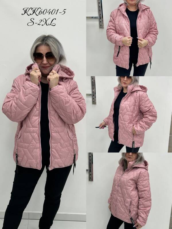 Kurtki damskie duże rozmiary Roz 3XL-7XL, 1 Kolor Paczka 5 szt